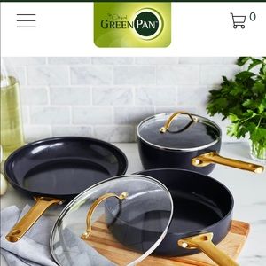 2 of 3 Green Pans
